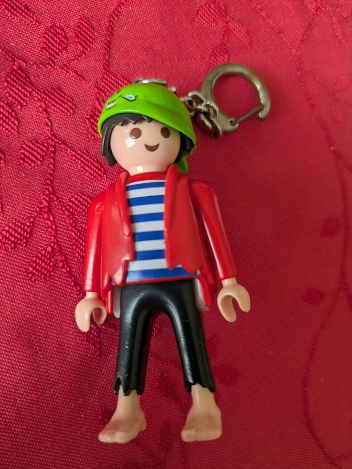 Porte-clé pirate playmobil