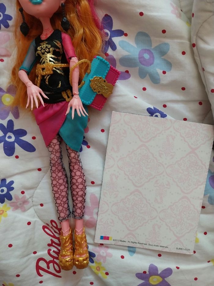 Poupée Gigi Grant New Scaremester Monster High Mattel RARE 2014 - photo numéro 3