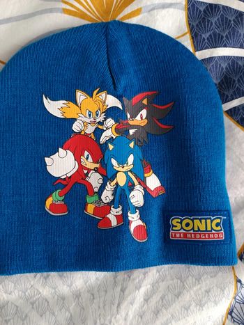 Bonnet sonic Primark neuf 5/9 ans