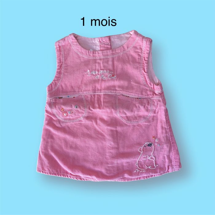 Robe rose La Compagnie des Petits Taille 1 mois