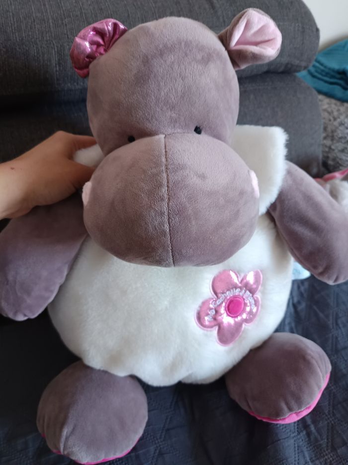 Lot peluches Baby Nat Hippopotame - photo numéro 2