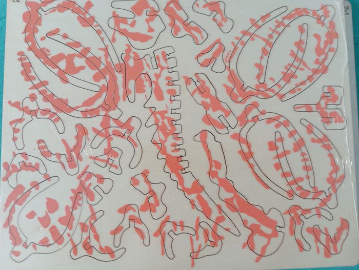 Long Neck Dragon - Puzzle Bois 3D dinosaure - photo numéro 5