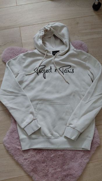 Pull à capuche Project X taille S beige