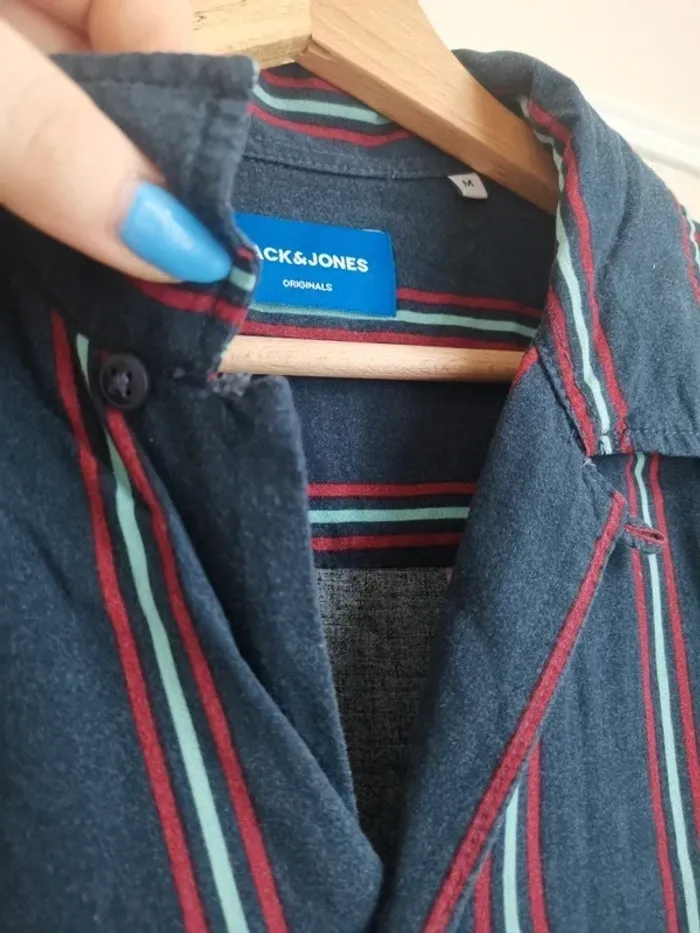 Chemise à rayure homme taille M - photo numéro 3