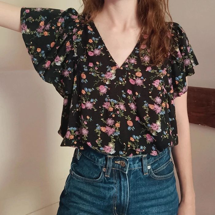 Blouse fleurie viscose Sud Express - photo numéro 2