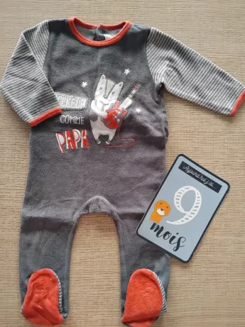 Pyjama 9 mois / 74 cm