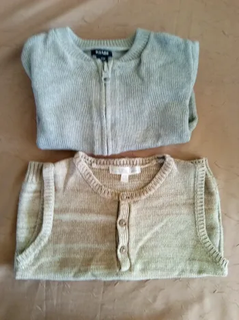 Lot gilet + pull