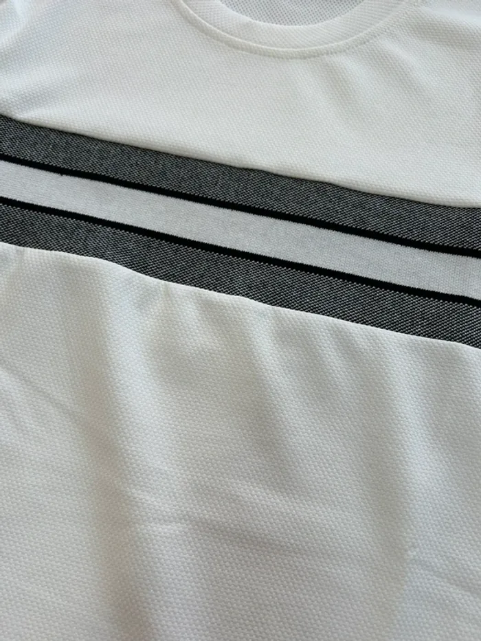 T-shirt homme taille M blanc et gris taille 38/40 - photo numéro 6