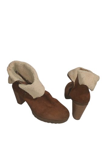 Bottines Wide Fit New Look – Taille 42 EU (8 UK), talon 10 cm (3,94 pouces)