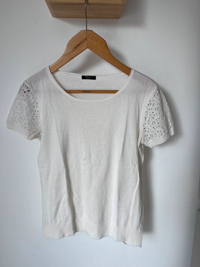 Haut blanc Damart