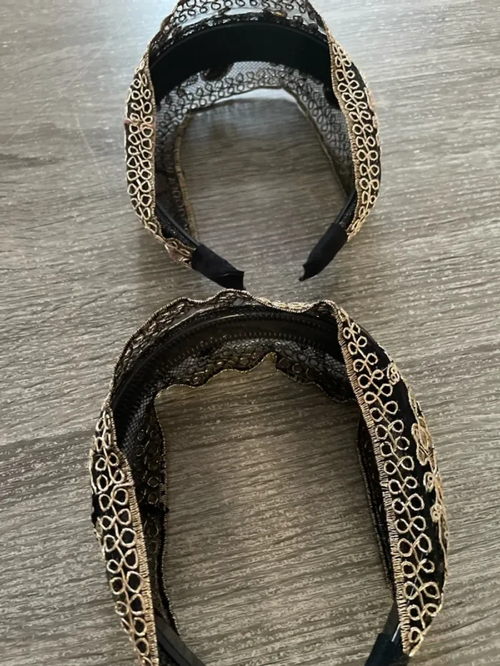 Magnifique lot de 2 serres tête doré neufs jamais portés - photo numéro 4
