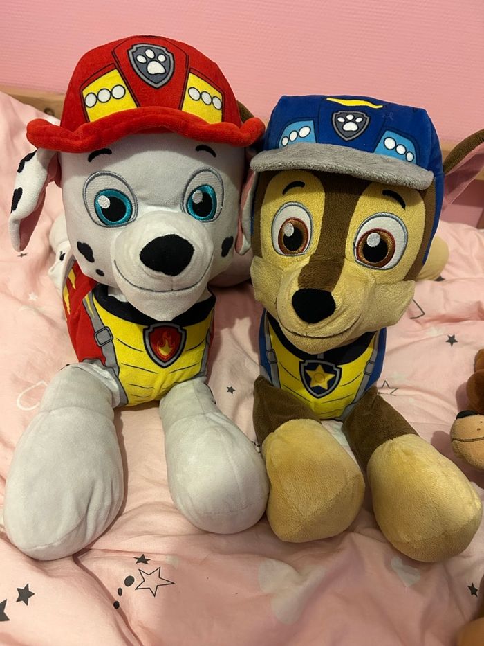 Lot peluche pat patrouille - photo numéro 2
