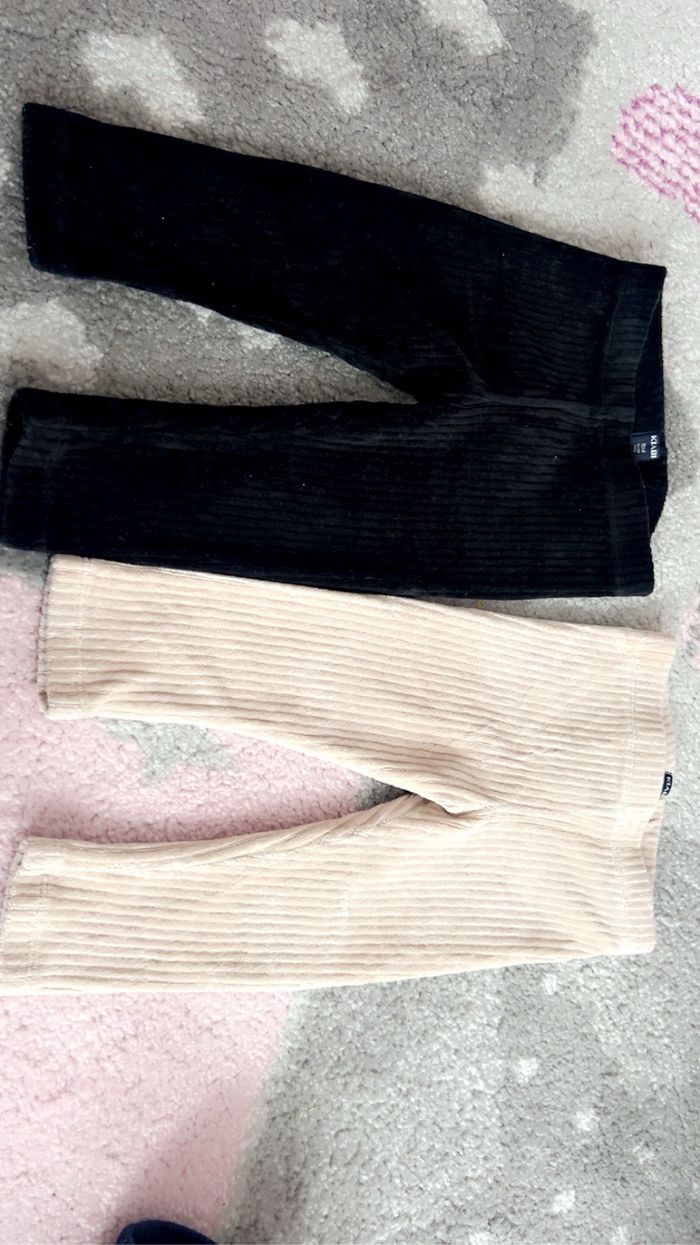 Lot de 10 pantalons et leeging obaibi et kiabi 18mois 80-82cm
