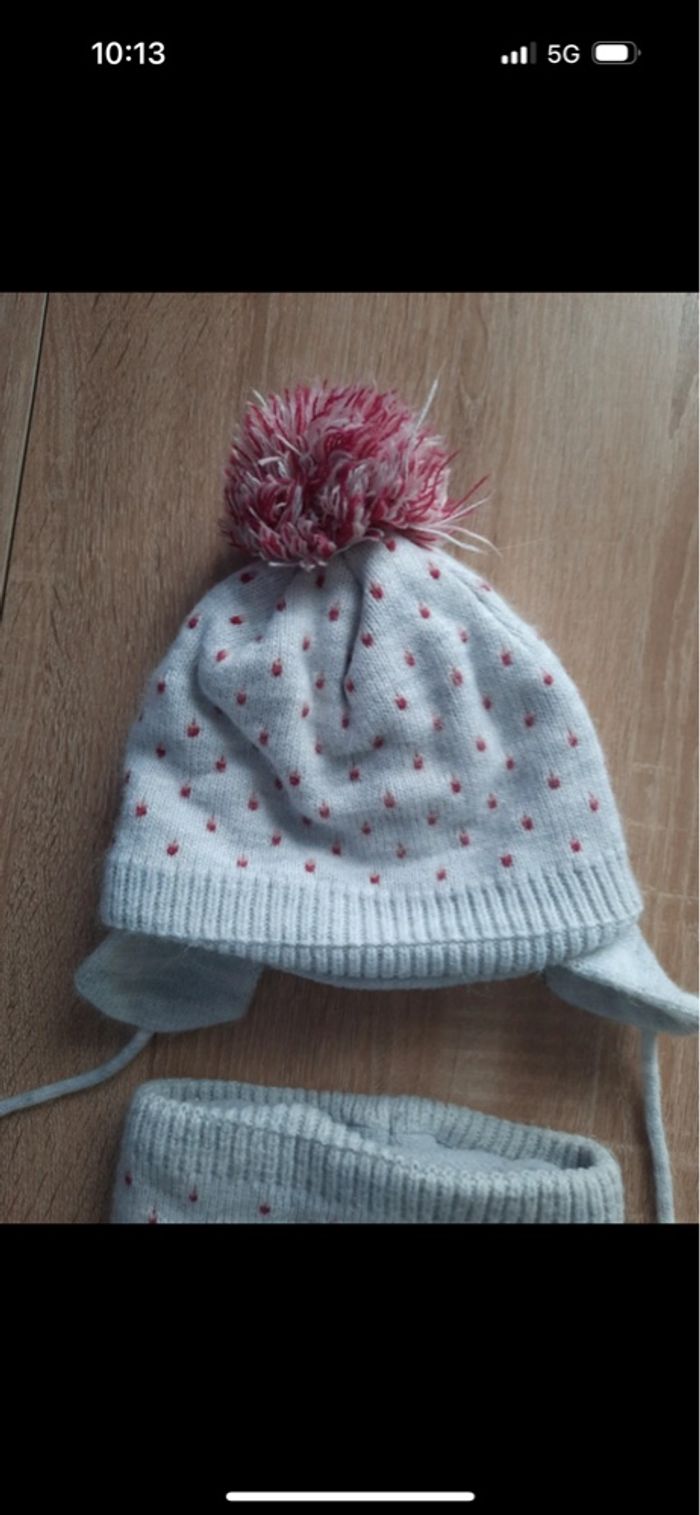 Bonnet+cache cou - photo numéro 4