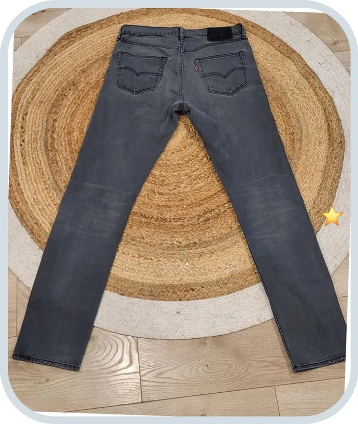 Jean Levi's 522 Homme – Gris Foncé – W30 L34 FR 38 – Coupe Slim – Très Bon État - photo numéro 8