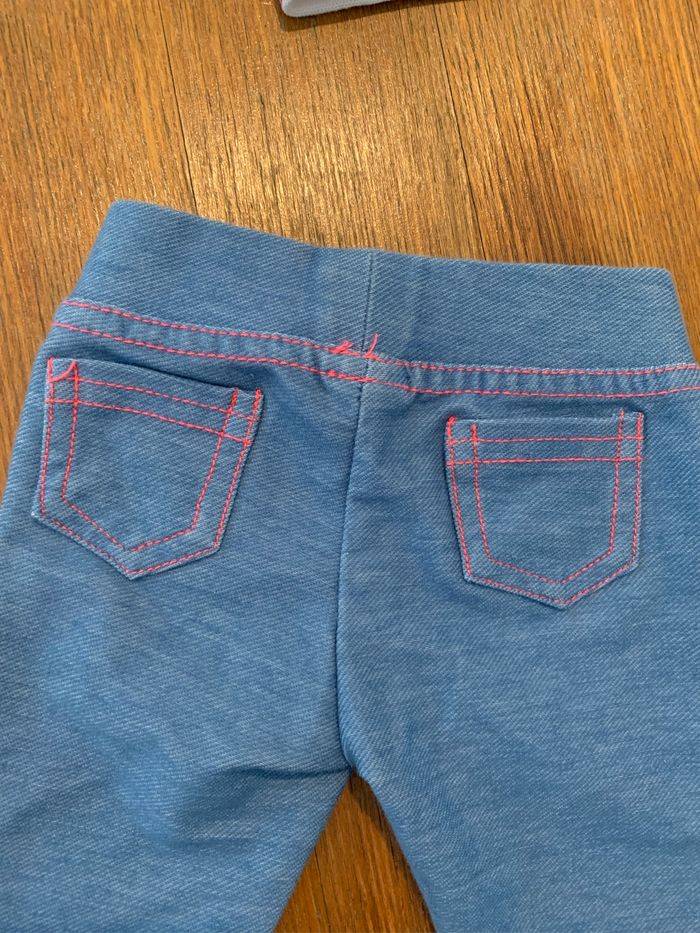 Lot 2 leggings + 2 bandeaux offerts taille 3 mois - photo numéro 3