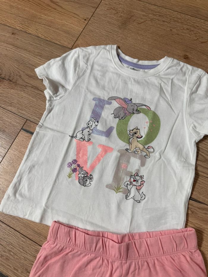 Lot de 2 pyjashorts fille Disney Bambi taille 3-4 ans 104 cm - photo numéro 5