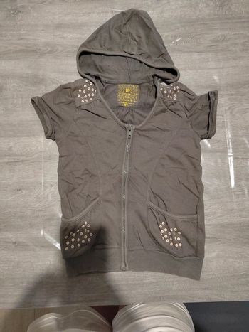 Veste manches courtes fille T10 ans