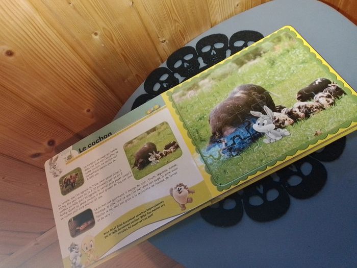 Livre puzzle les animaux de la ferme - photo numéro 9