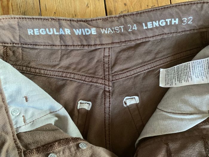 Jeans marron denim pattes d'éph W24 L32 Carlings - photo numéro 7