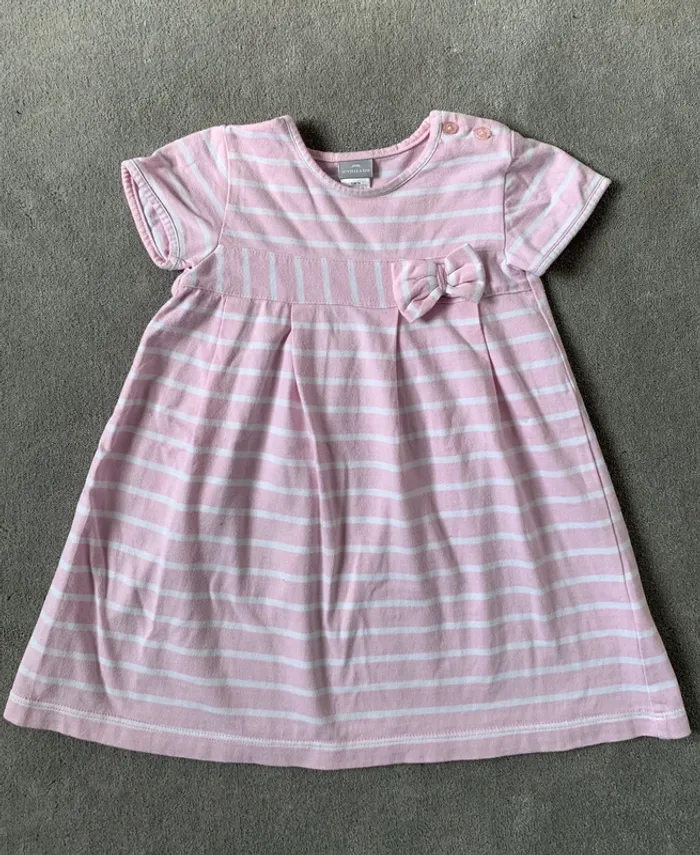 Robe rayée - Cyrillus - 12 mois