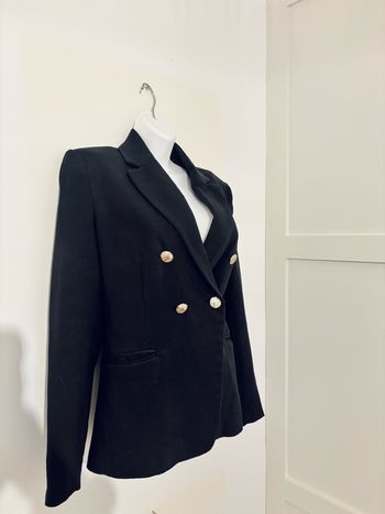 Blazer noir ajusté mango femme taille XS / FR34