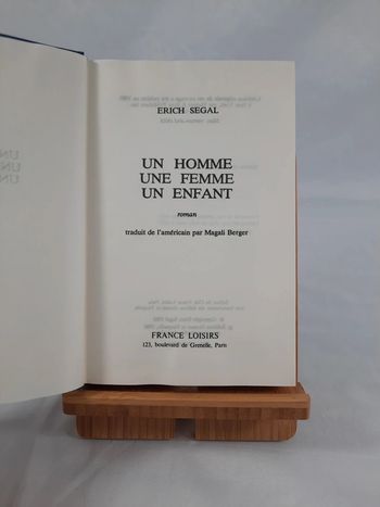 Erich Segal, un homme une femme un enfant,  C5