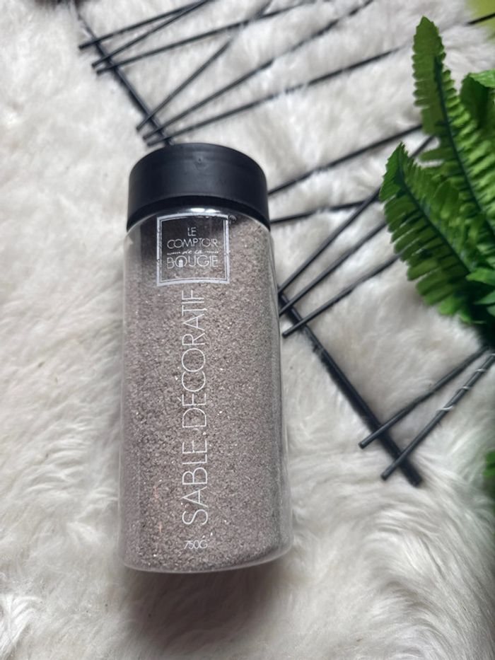 Sable décoratif - Gris clair - Ateliers créatifs - NEUF