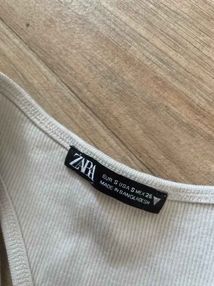 Top beige Zara - photo numéro 3