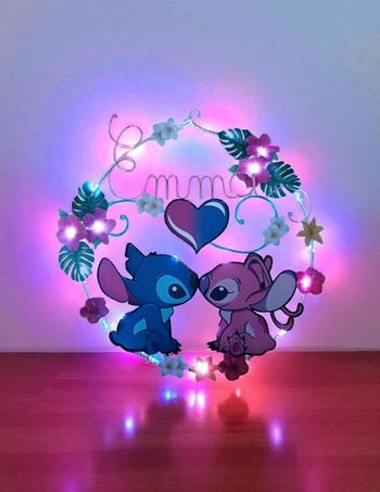 Cercle veilleuse personnalisée