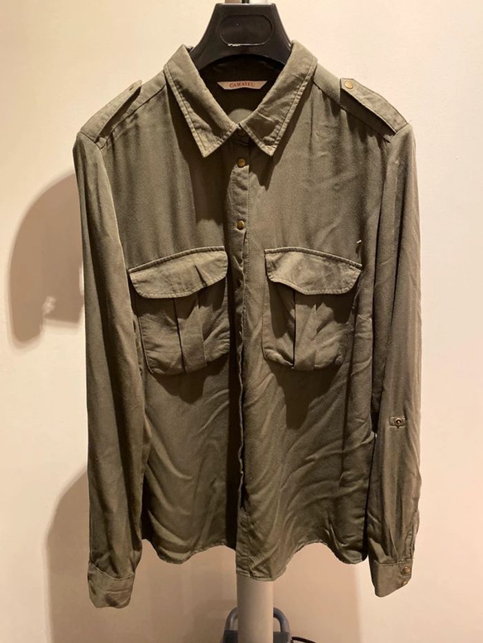 Chemise kaki camaieu