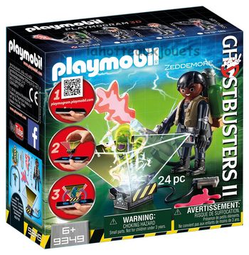 PLAYMOBIL GHOSBUSTERS II ZEDDEMORE 9349