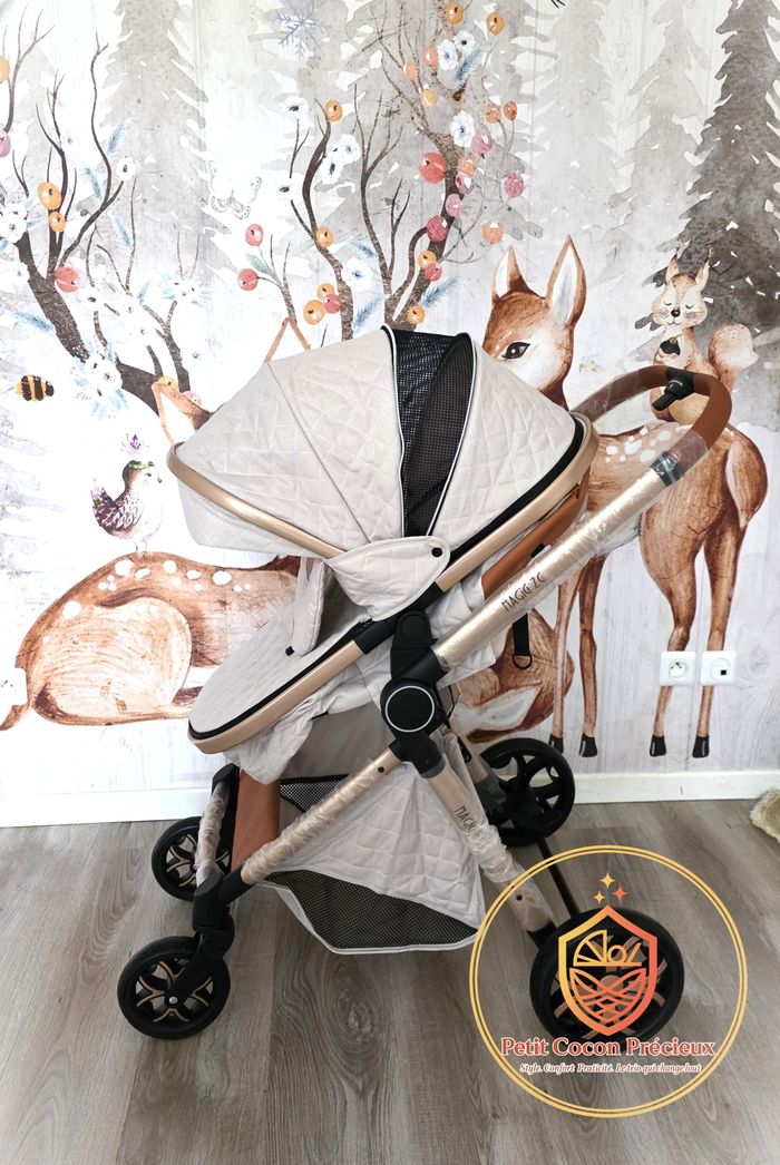 Poussette 3-en-1 Magic ZC Blanche / Neuve / Vendeuse déclarée dans la puériculture. - photo numéro 9