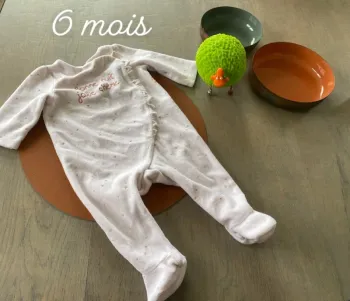 Pyjama 6 mois TAO rose