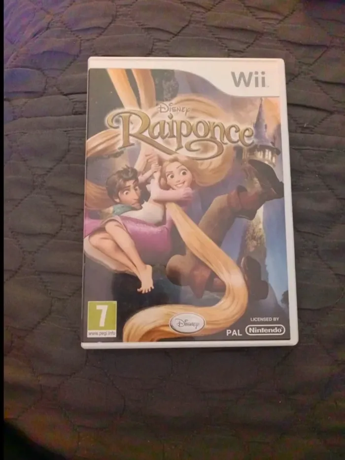 Jeu wii raiponce disney