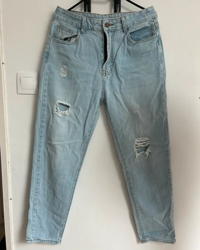 Jean boyfriend femme taille M shein - photo numéro 2