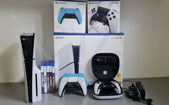 PS5 Sony Slim Disc version 1 To console de jeux-Blanc