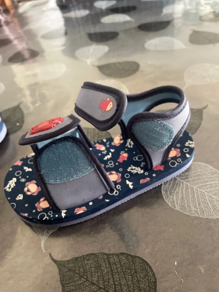 Nu-pieds bleus 27 « crabe » - photo numéro 3