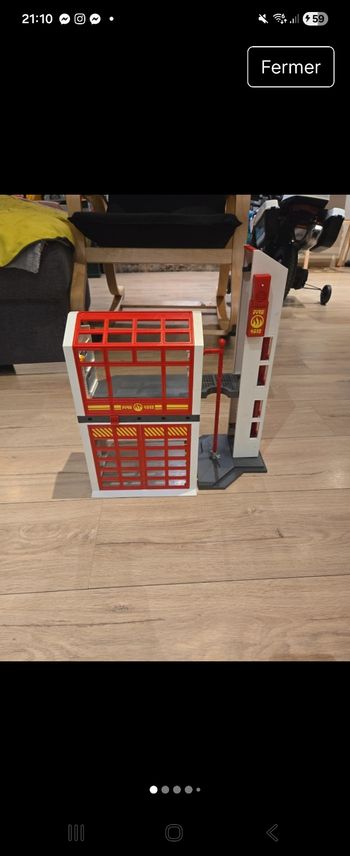 Caserne pompier playmobil 5361