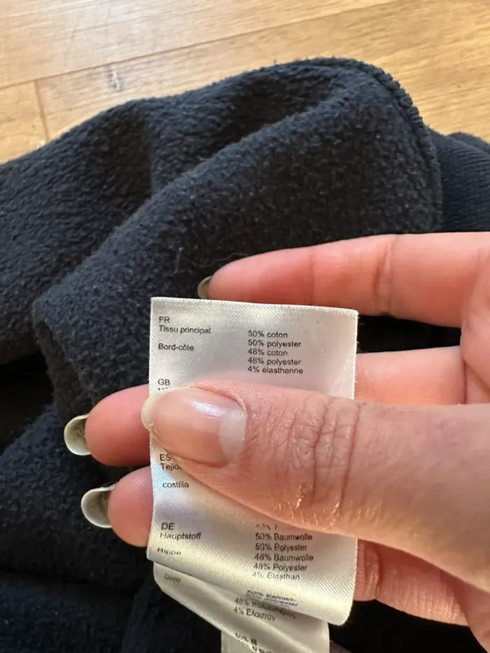 Sweat Claudie Pierlot bleu Île de Ré taille 38 - photo numéro 7