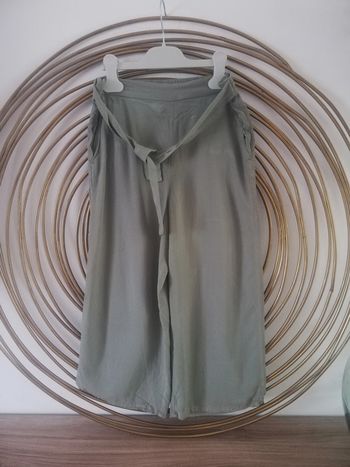 Pantalon fluide kaki H&M T10ans