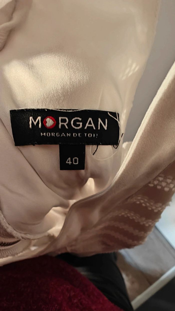 Robe blanche Morgan taille 40 - photo numéro 3