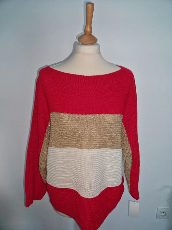 Pull bicolore