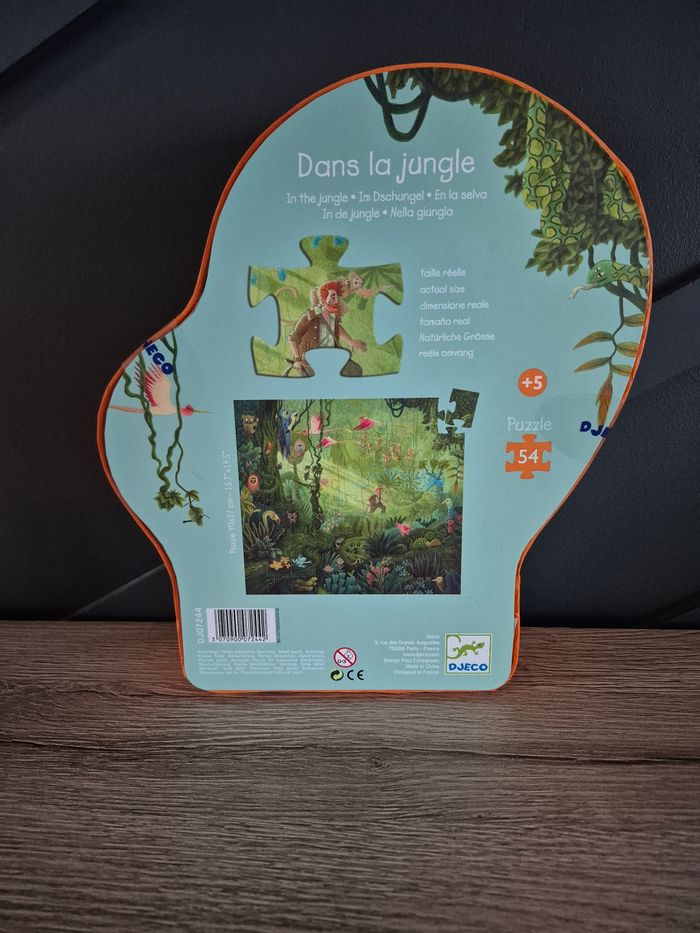 Puzzle Djeco 'Dans la jungle' 54 pièces - photo numéro 2