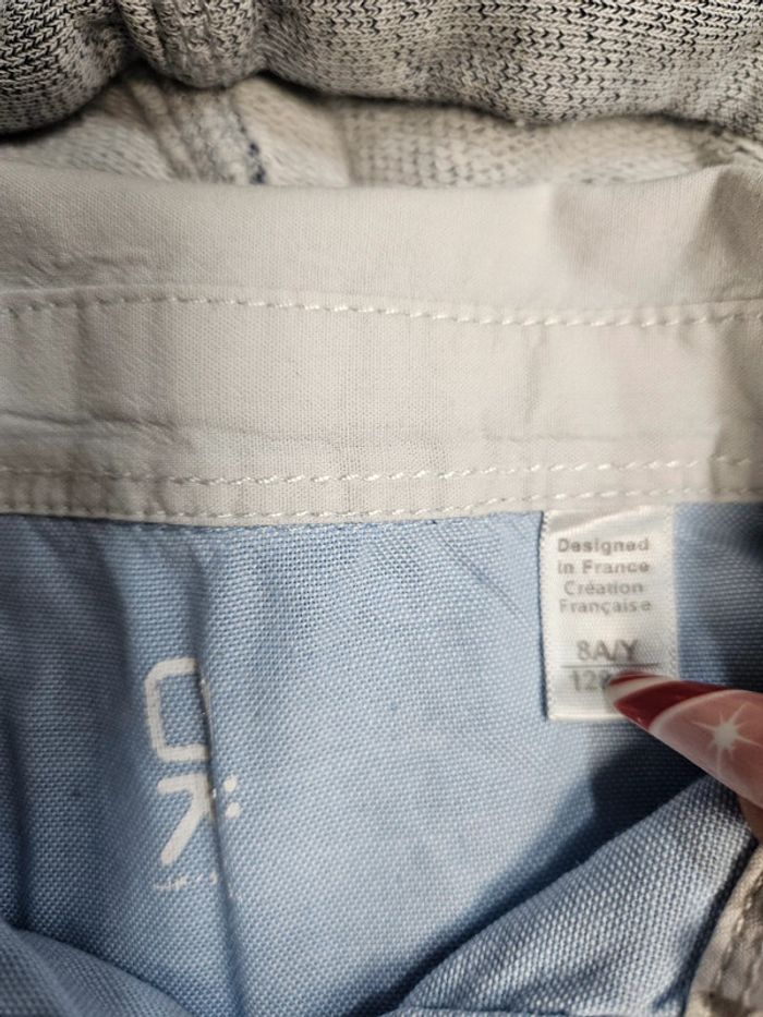 Okaidi sweat chemise à capuche 8 ans - photo numéro 5