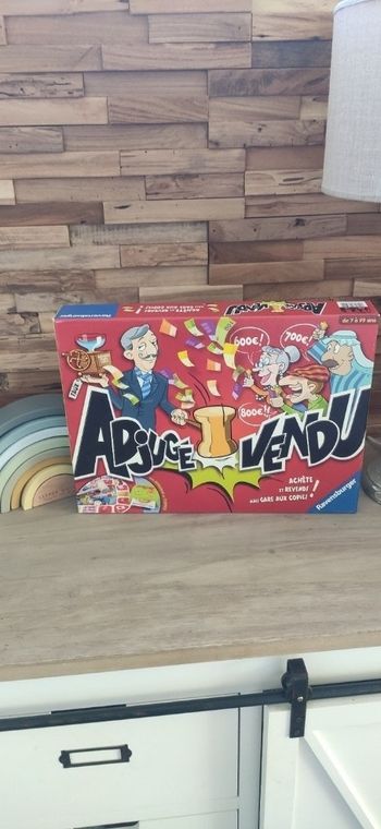 Jeu de société Adjugé vendu