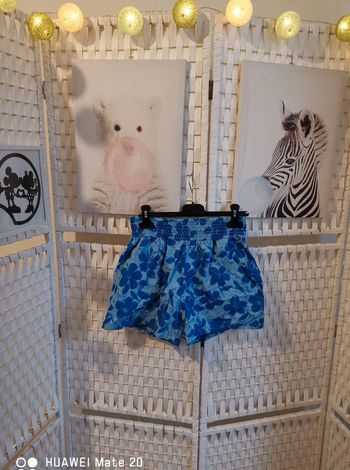 💕Jolie short avec ceinture smockée été fille 16ans gemo 💕