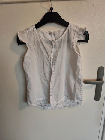 Chemise blanche fille