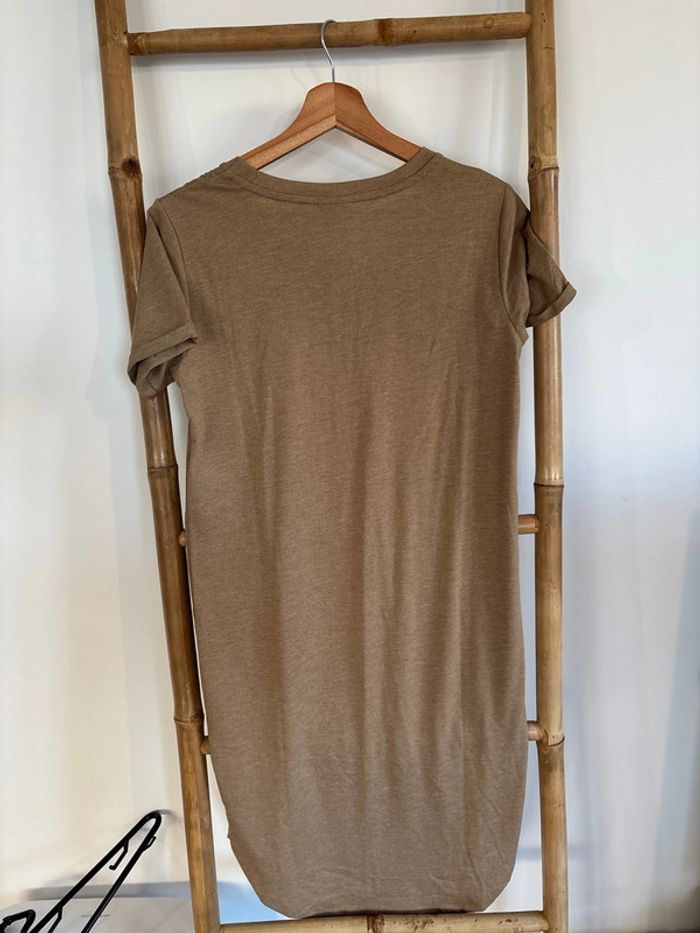 Robe t-shirt marron clair / beige JDY taille XS - photo numéro 2