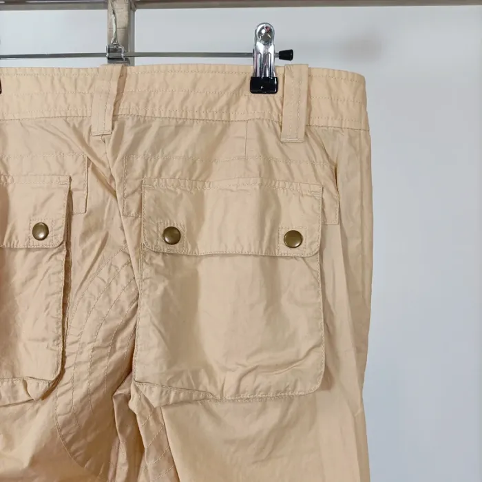 Pantalon cargo beige Ralph Lauren 100% coton - Taille 6 - Style utilitaire avec poches A593 - photo numéro 12